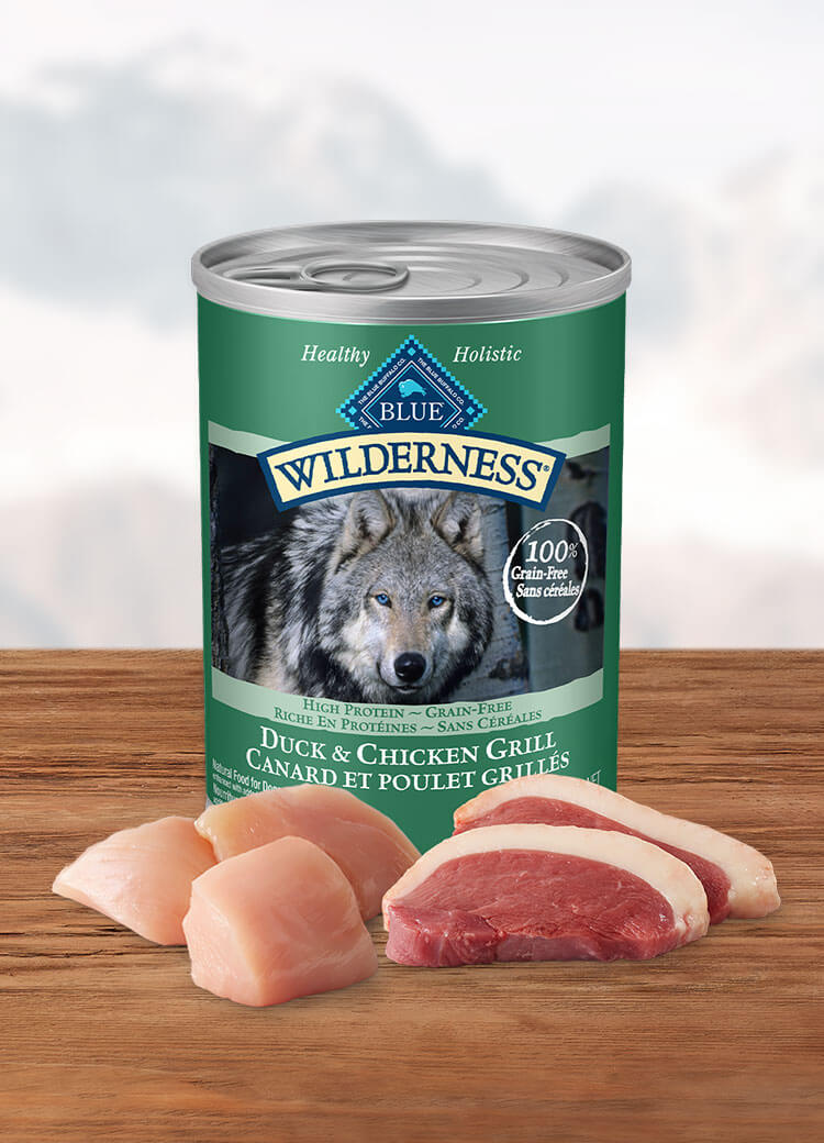Canada Wilderness duck and chicken adult canned wet dog food