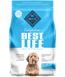 bag of True Blue Solutions Best Life dog food