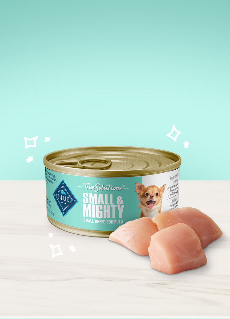 True Solutions small mighty wet dog food