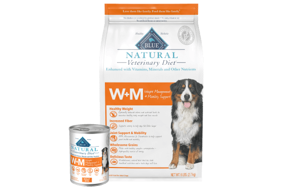 Blue Buffalo Natural Veterinary Diet senior dog food