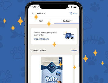 screenshot of buddies by blue buffalo mobile app