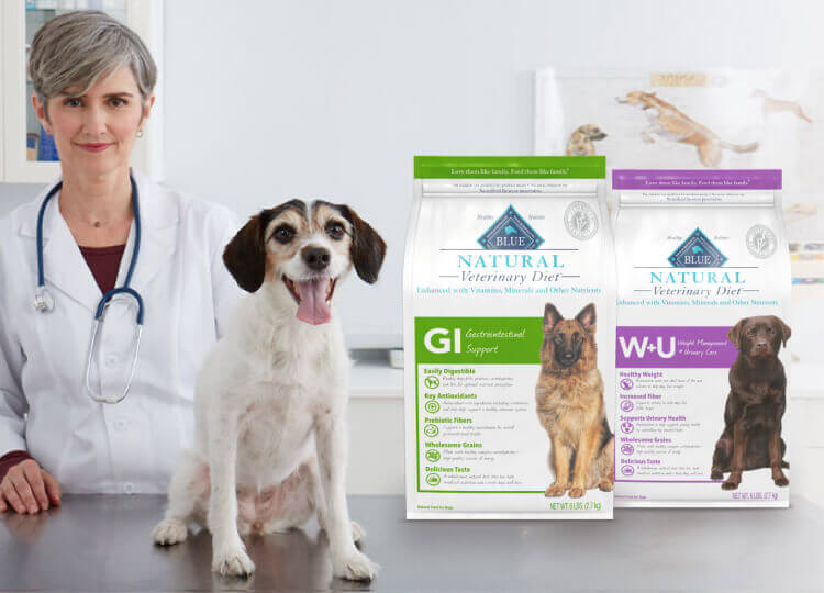 BLUE Natural Veterinary Diet dog food