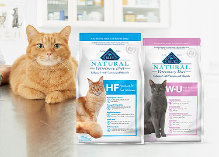 BLUE Natural Veterinary Diet All Natural Cat Food Blue Buffalo