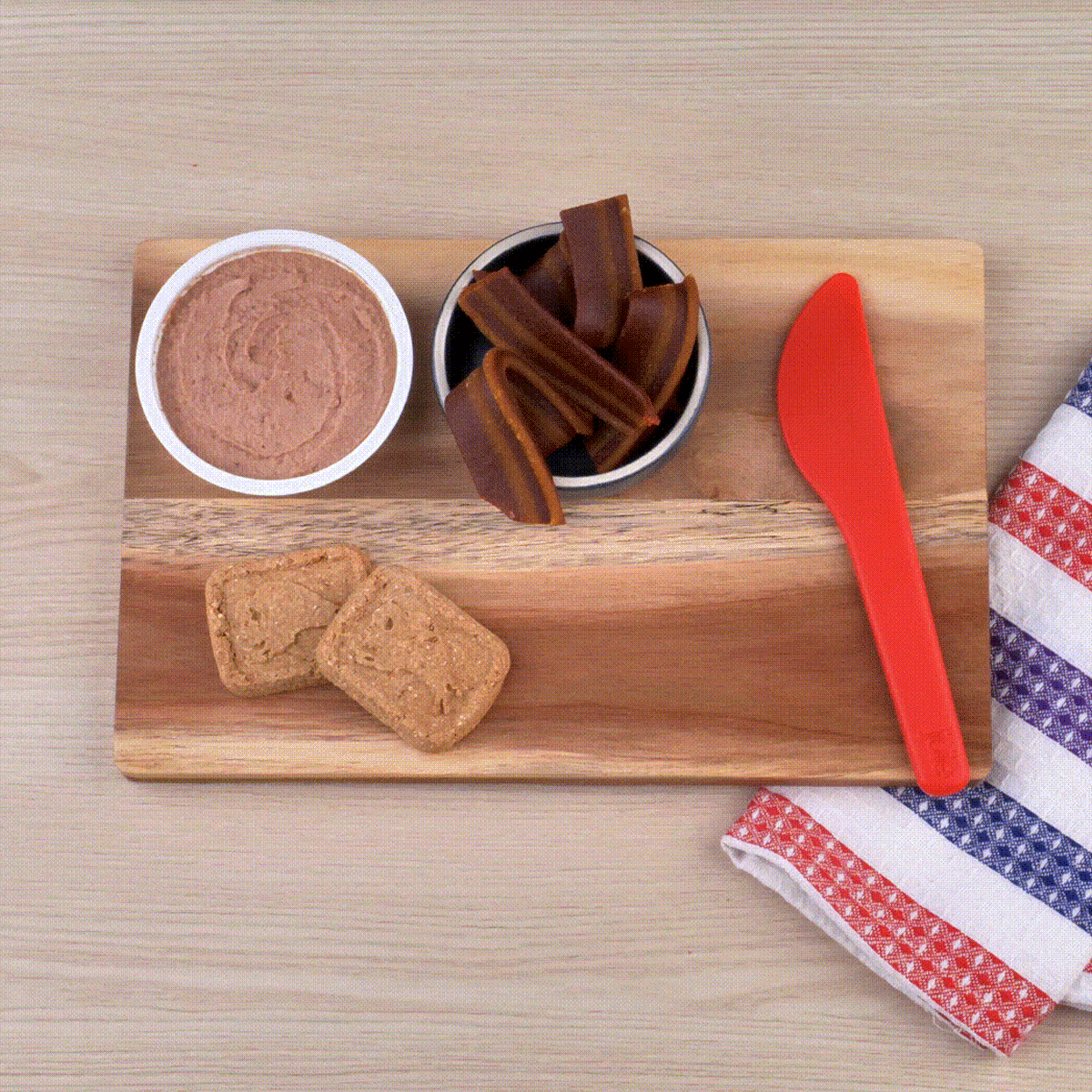 Steps for preparing the dog-friendly Filet Mignon Breakfast Sandwich recipe using Blue Buffalo dog food