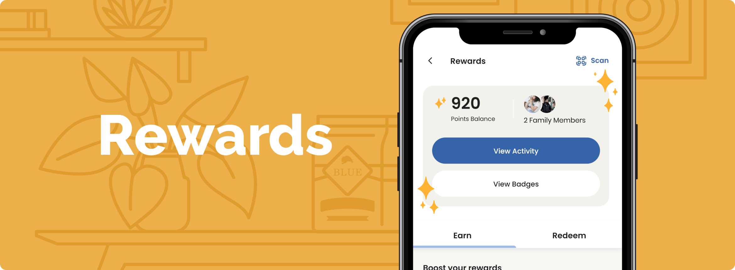 Rewards illustration of Buddies app