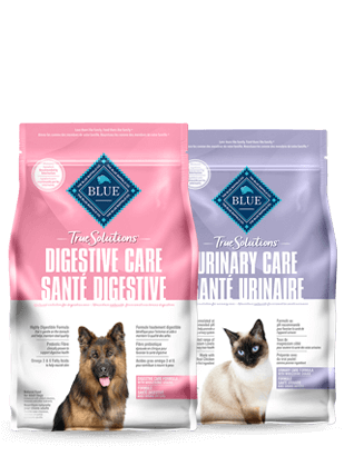 Canada True Blue Solutions TS Digestive Care and Urinary Care dry dog and cat food