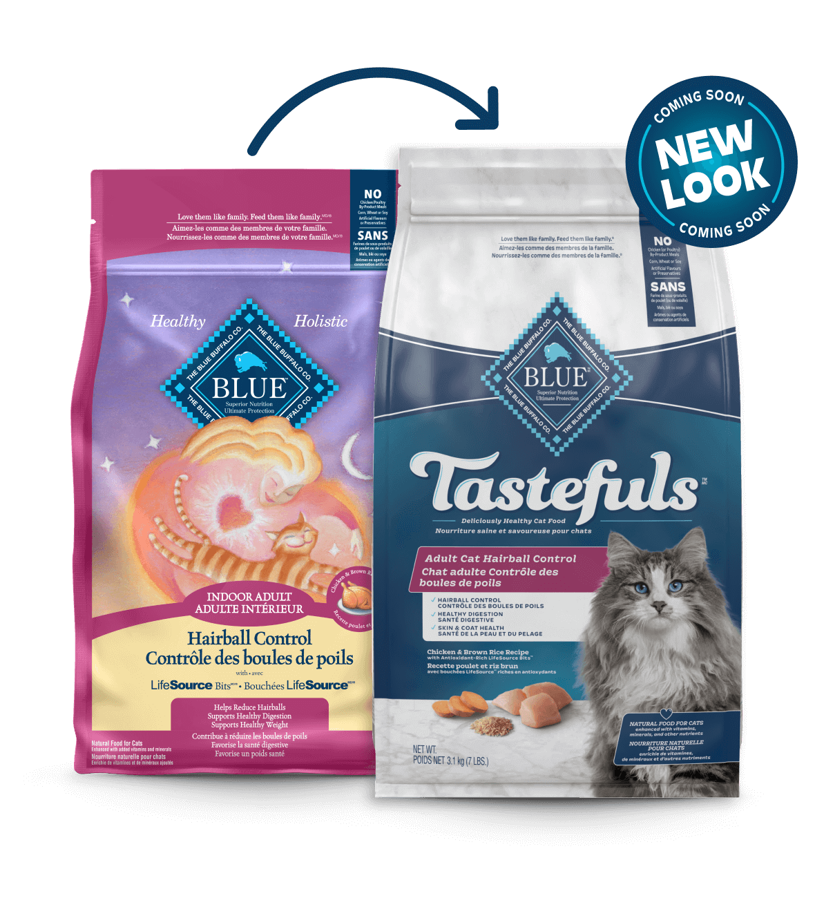 blue indoor hairball control adult chicken & brown rice recipe cat dry food