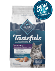 BLUE Tastefuls Adult 7 Indoor Hairball Control Chicken Brown