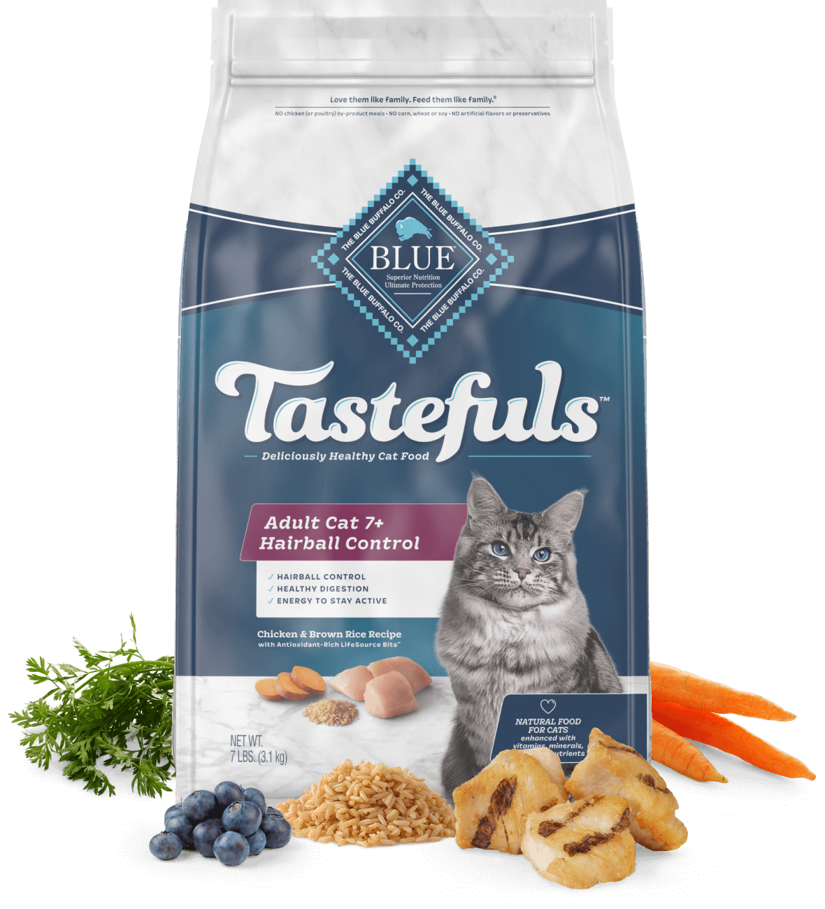 Blue Buffalo Tastefuls Dry Mature & Hairball Control Cat food