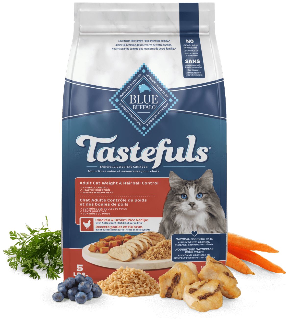 Blue Buffalo Tastefuls Dry Weight Control & Hairball Control Cat food