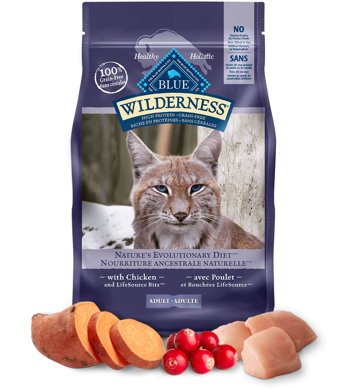 Blue wilderness store adult cat food