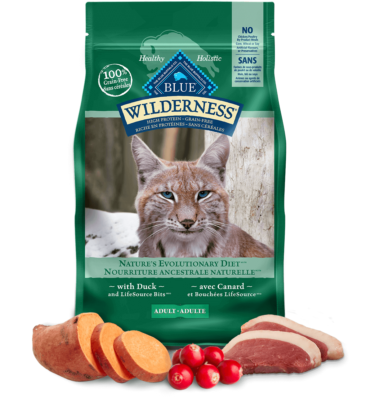 duck based cat food