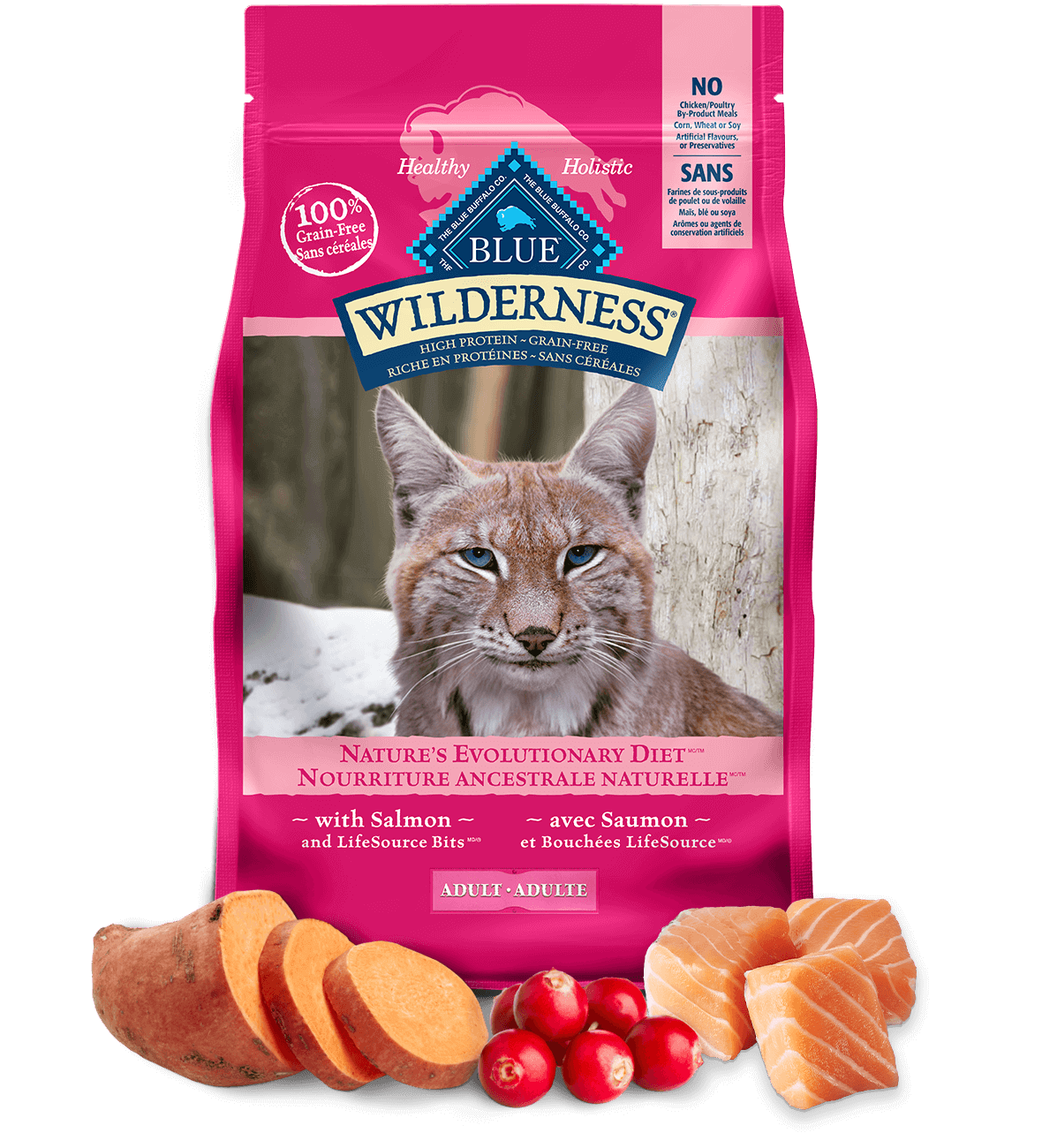 blue wilderness adult salmon cat dry food
