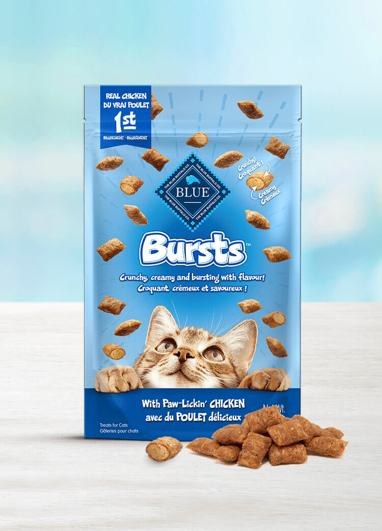 Canada Blue Bursts chicken cat treats