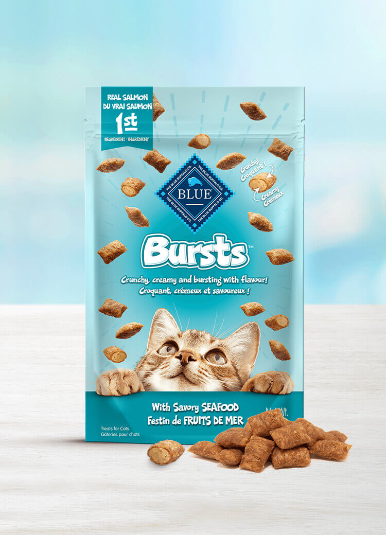 Canada Blue Bursts seafood cat treats