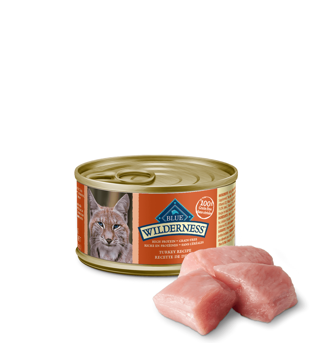 Canada Wild turkey adult wet cat food