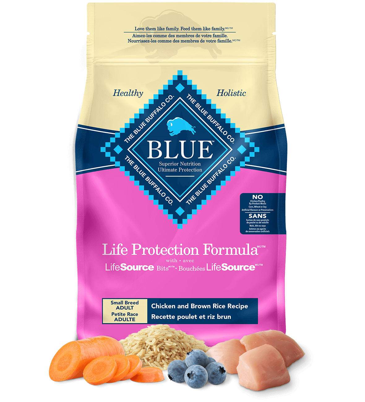 Nourriture BLUE Tastefuls pour chaton Recette poulet et riz brun