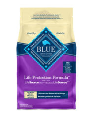 Blue life protection formula senior best sale