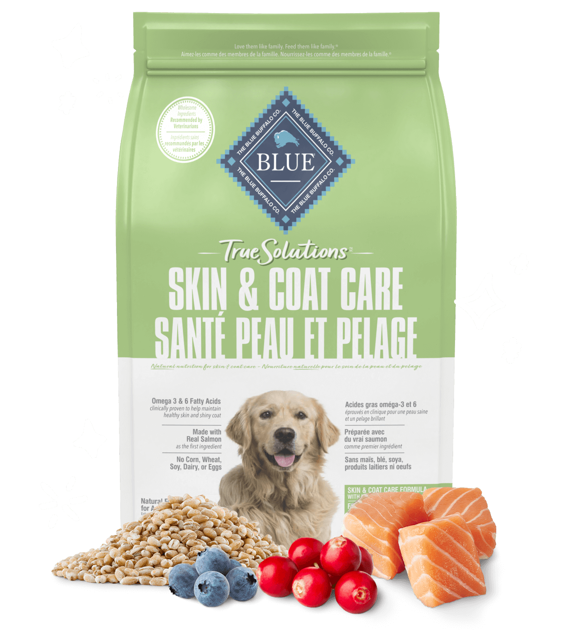 blue true solutions skin & coat care formula dog dry food