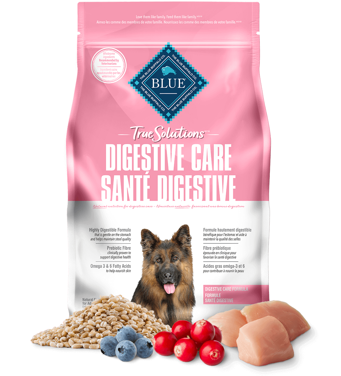 blue true solutions formule santé digestive chien nourriture sèche
