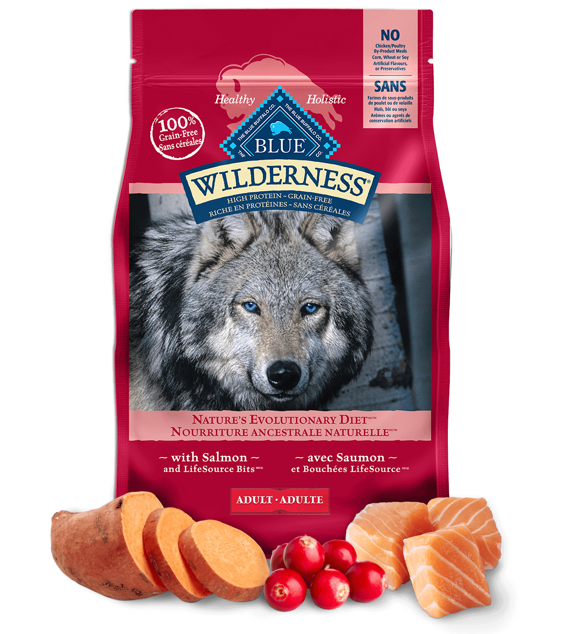 blue wilderness saumon pour chiens adultes chien nourriture sèche