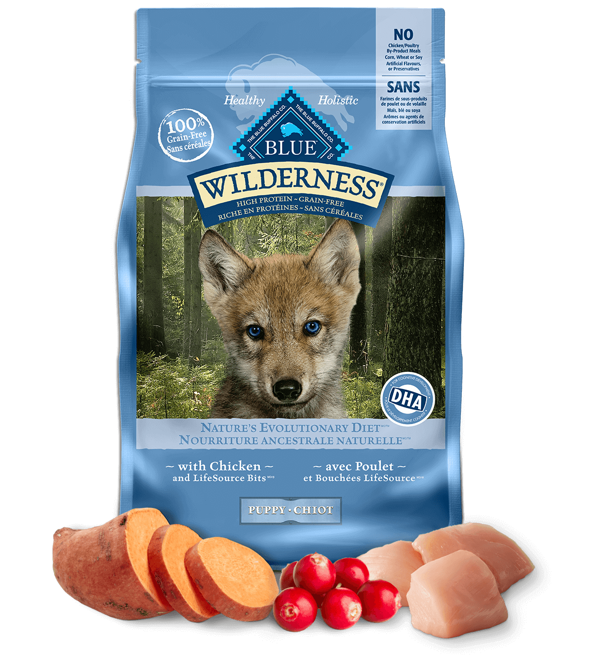 blue wilderness puppy chicken dog dry food