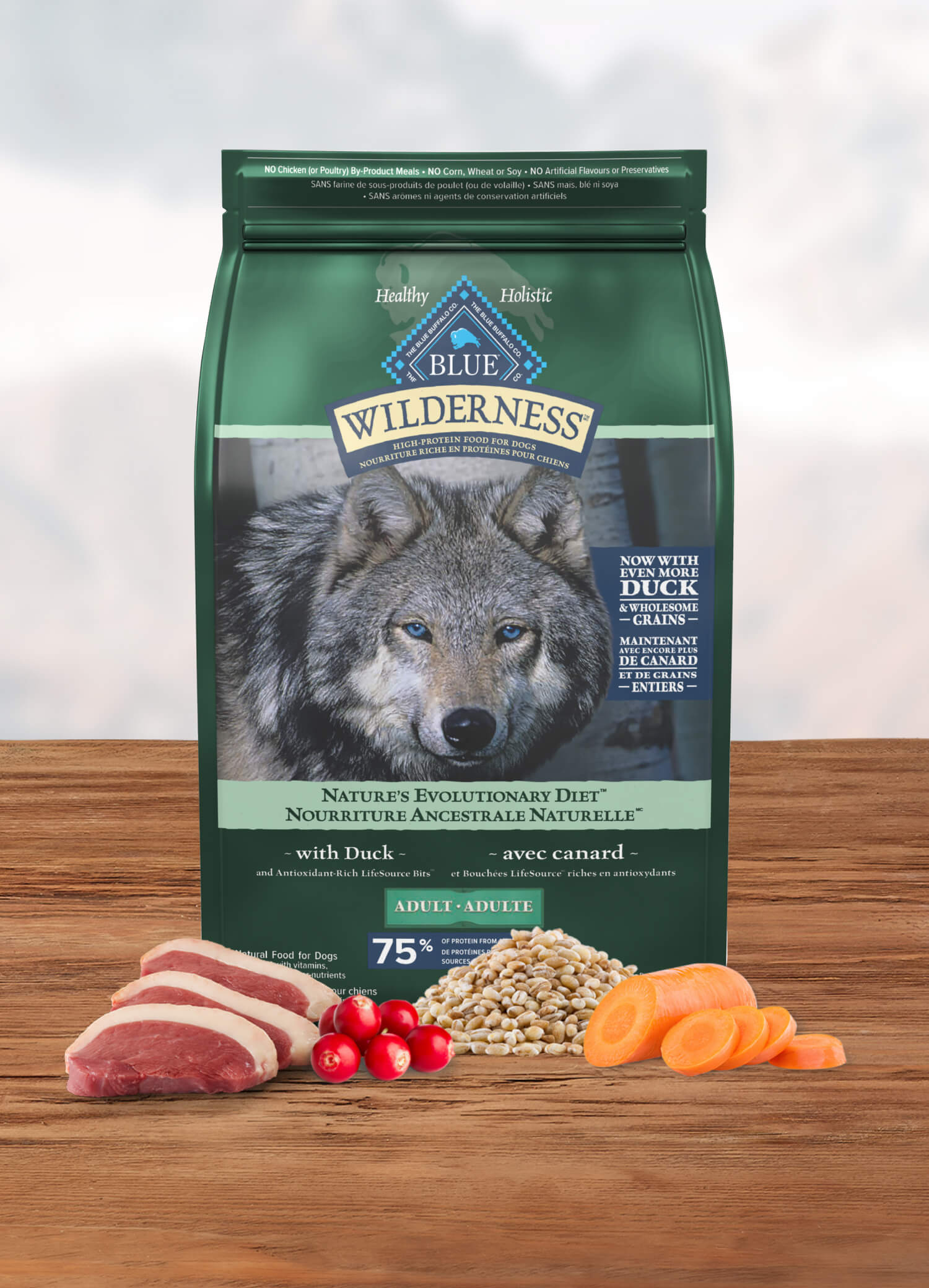 Wilderness Duck Adult Dog Food Bag