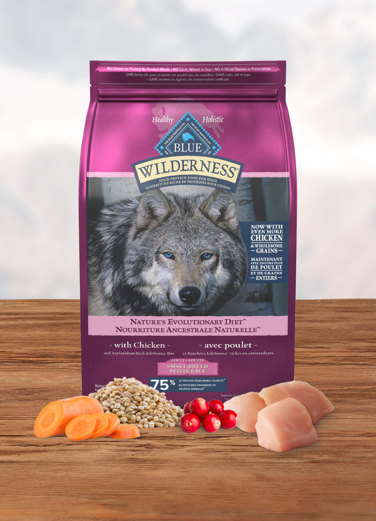 Wilderness Small Breed Chicken Adult Dog Food Bag