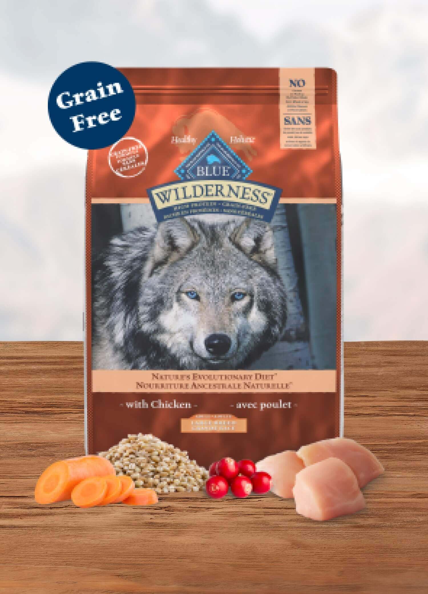 blue wilderness grain-free large breed adult chicken dog dry food