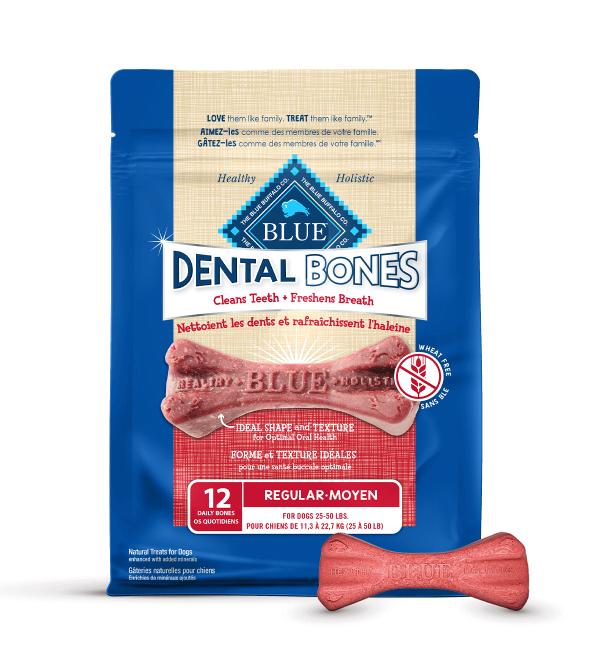 Canada LPF Dental Bones regular dog treats