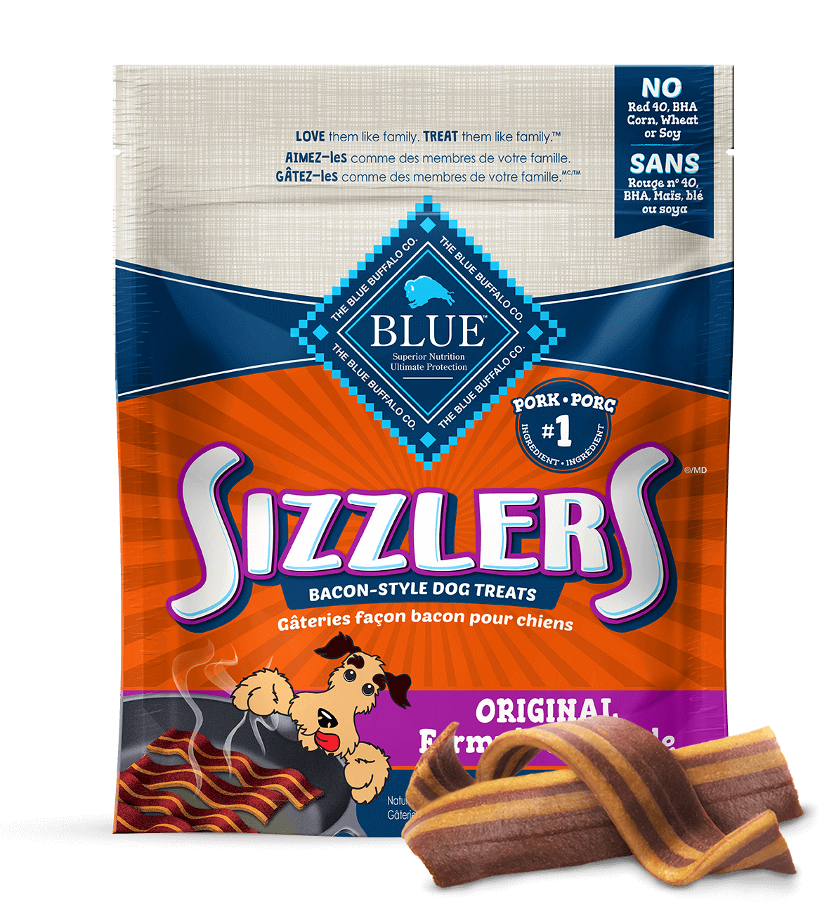 Canada LPF Sizzlers original dog treats