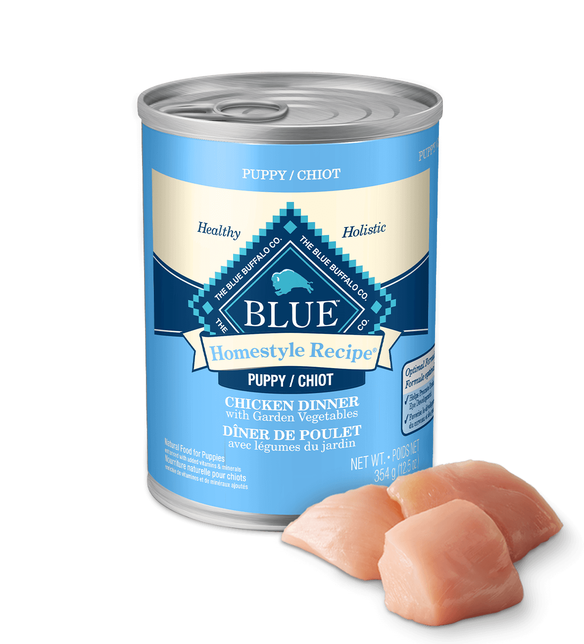 BLUE Homestyle Recipe Wet Puppy Food Chicken Garden