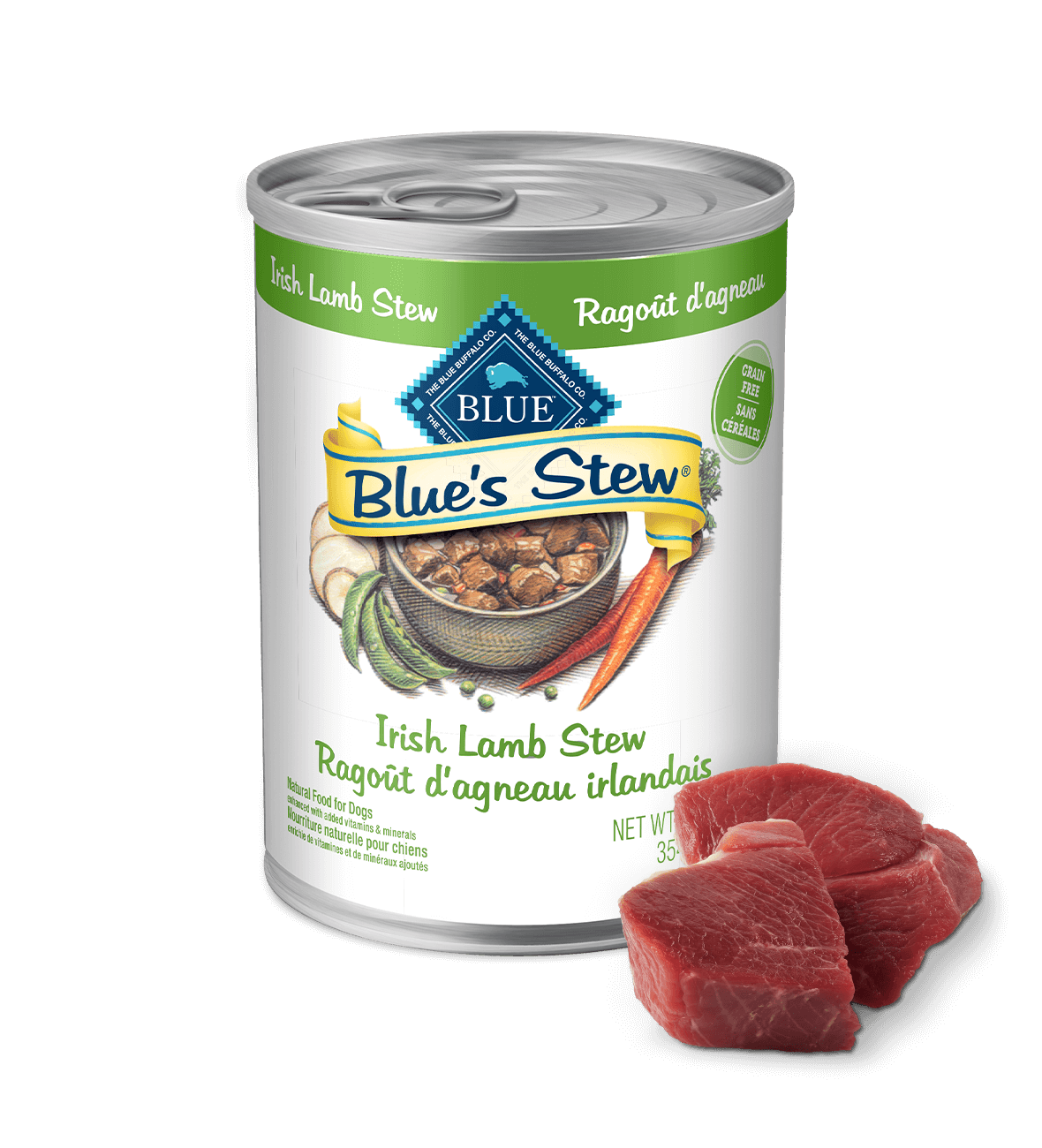 blue's stew ragoût d'agneau irlandais chien nourriture humide