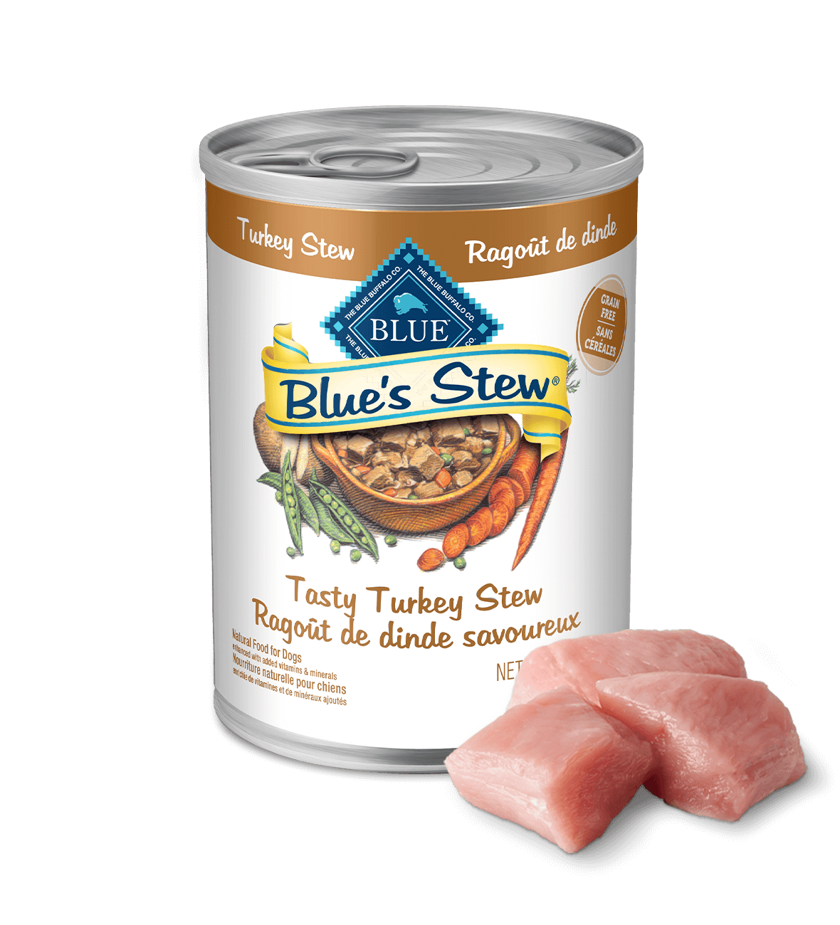 BLUE Stew Wet Dog Food Tasty Turkey Blue Buffalo