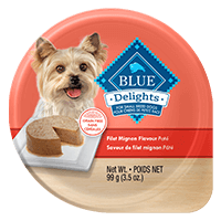 BLUE Delights Small Breed Adult Wet Dog Food Filet Mignon Juices