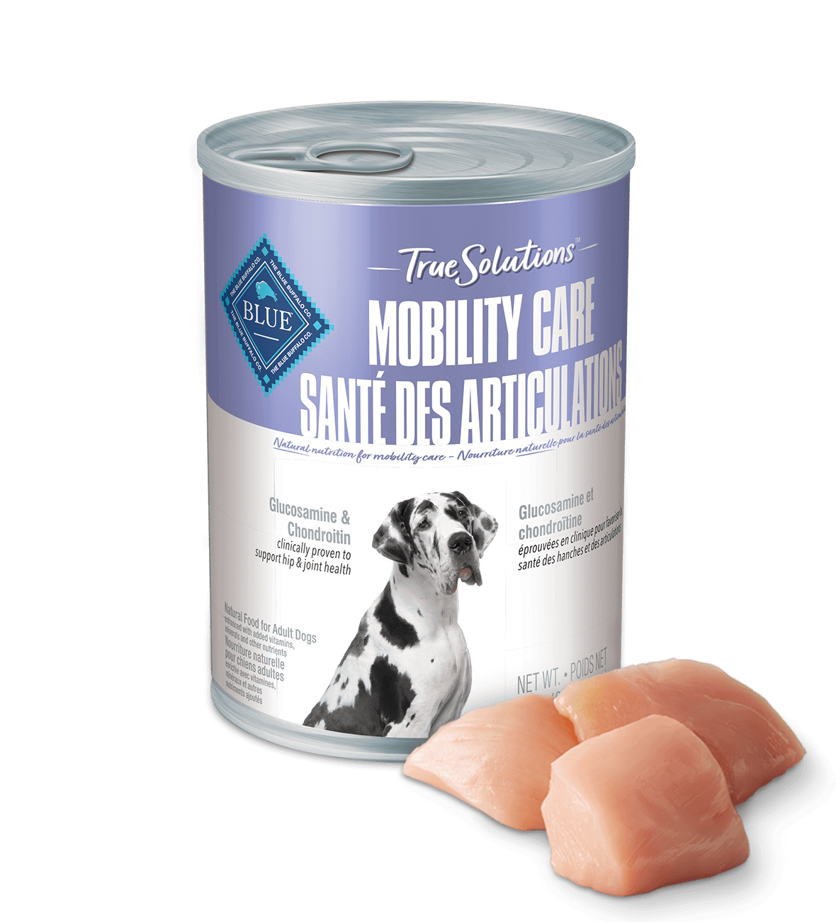blue true solutions mobility care formula dog wet food