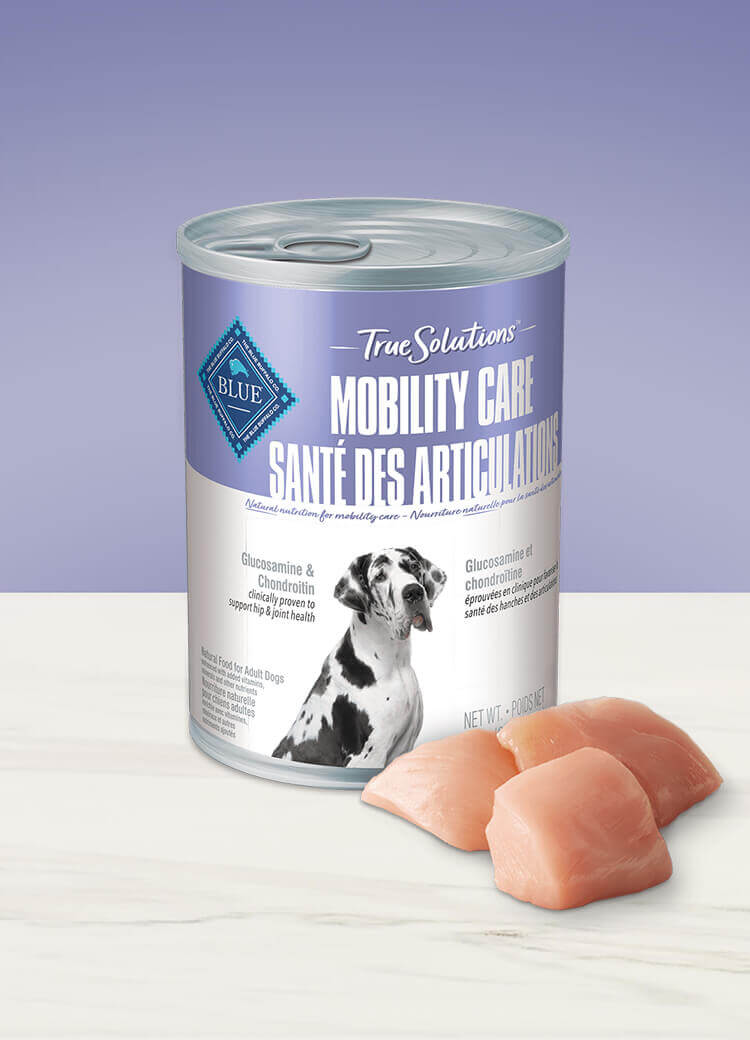 True Solutions Mobility Care canned dog food mobile