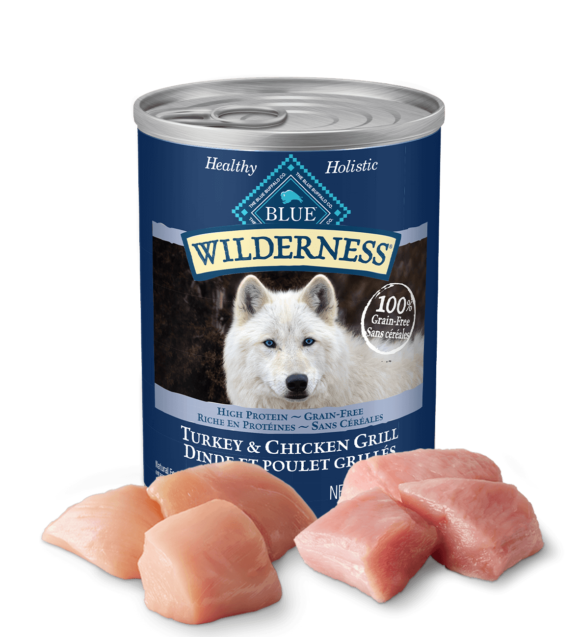 blue wilderness dinde et poulet grillés pour chiens âgés chien nourriture humide