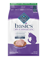 BLUE Basics Dry Cat Food Grain Free Indoor Fish Potato