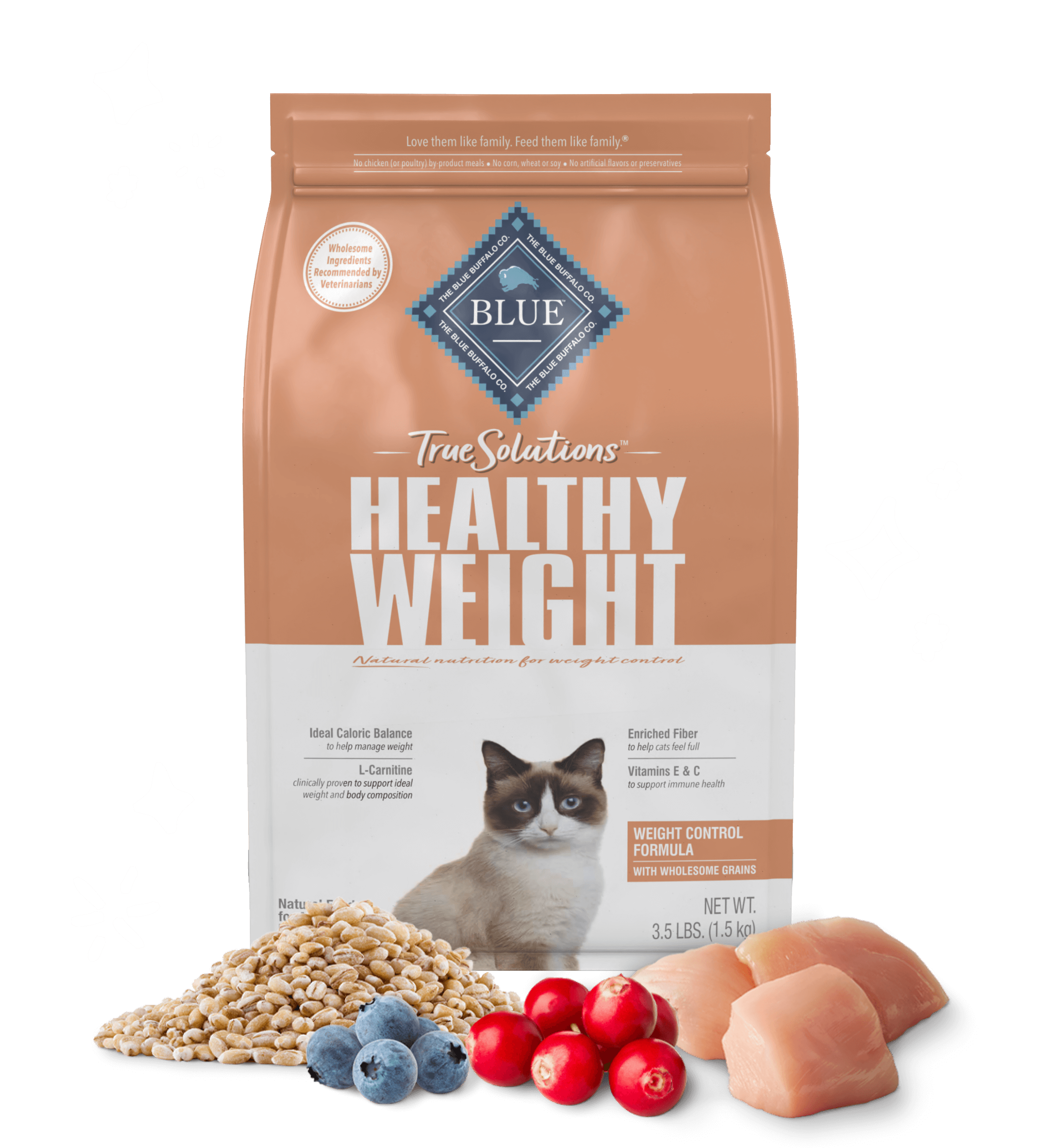 blue true solutions healthy weight control cat dry food