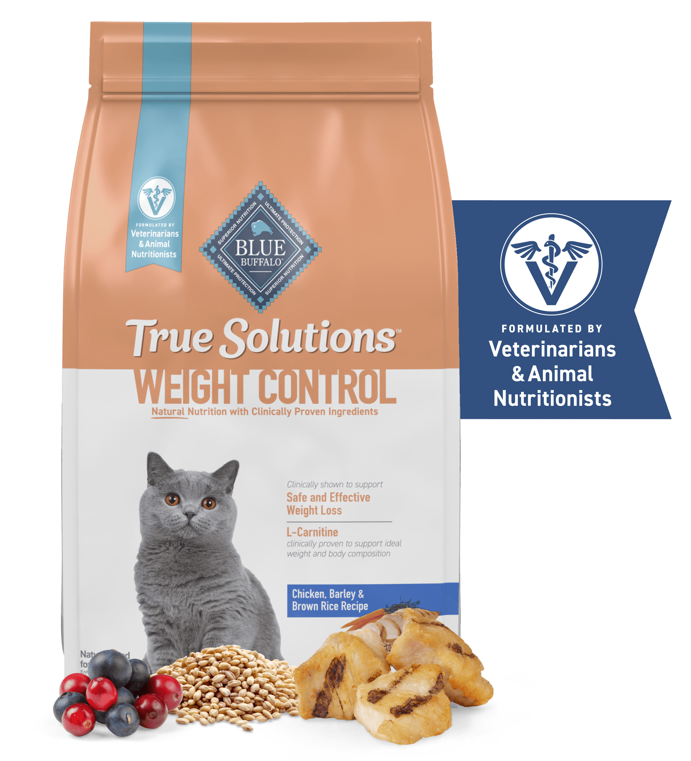 BLUE True Solutions Best Life Adult Dry Cat Food Weight Control