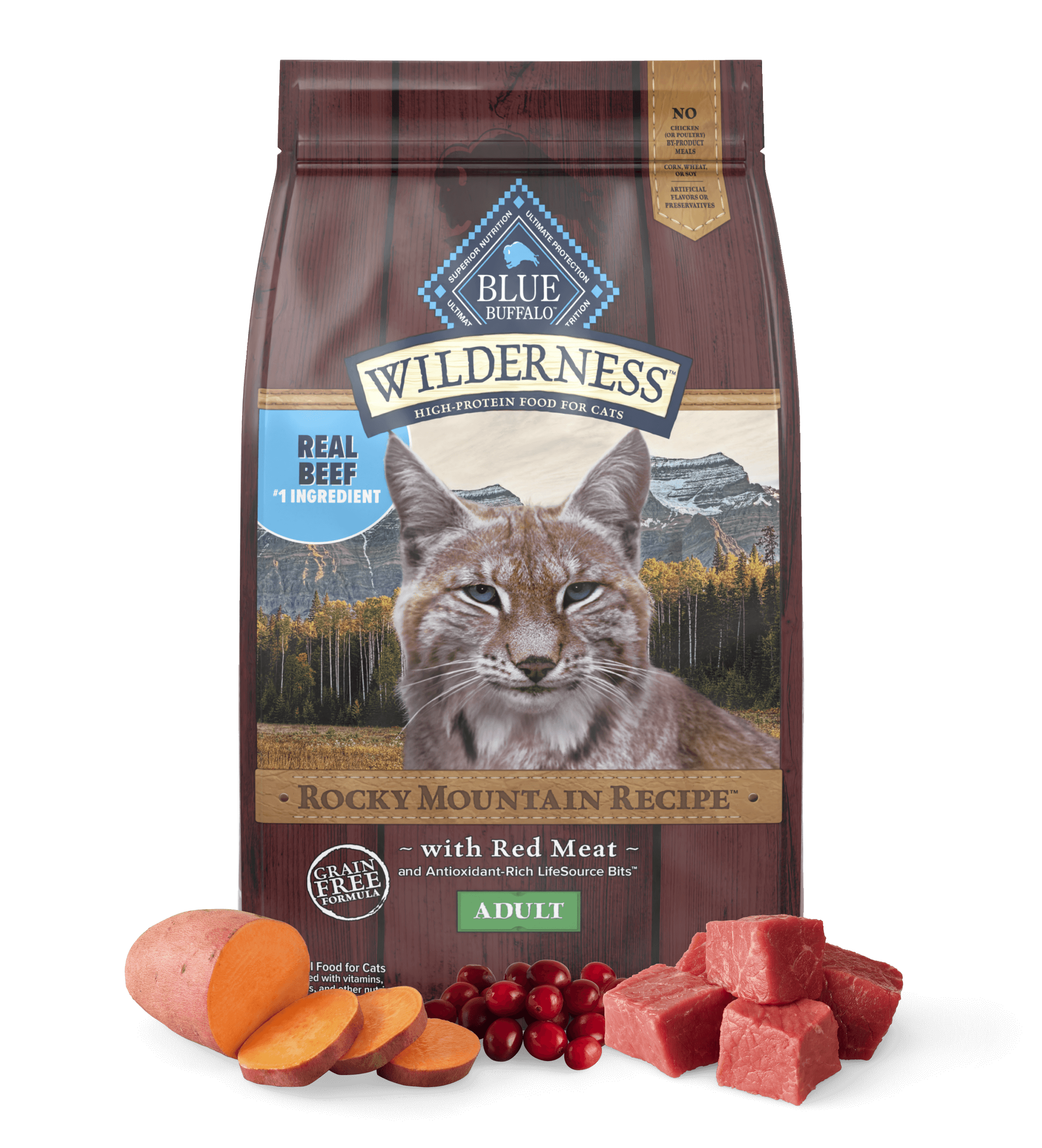 Wilderness Rocky Mountain Recipe Adult Cat Red Meat Dry Cat Food