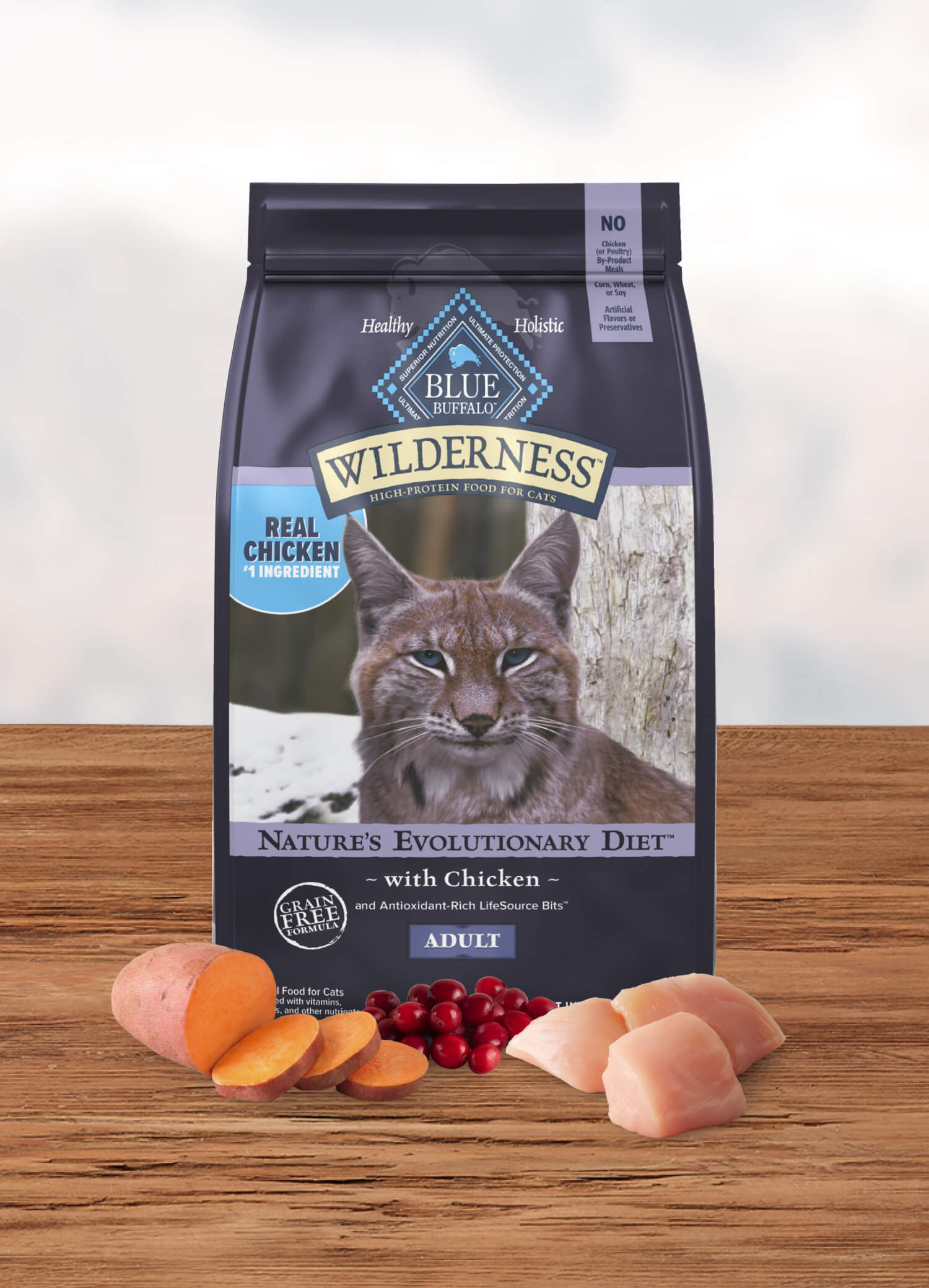 Blue Wilderness Adult Cat Chicken Dry Cat Food