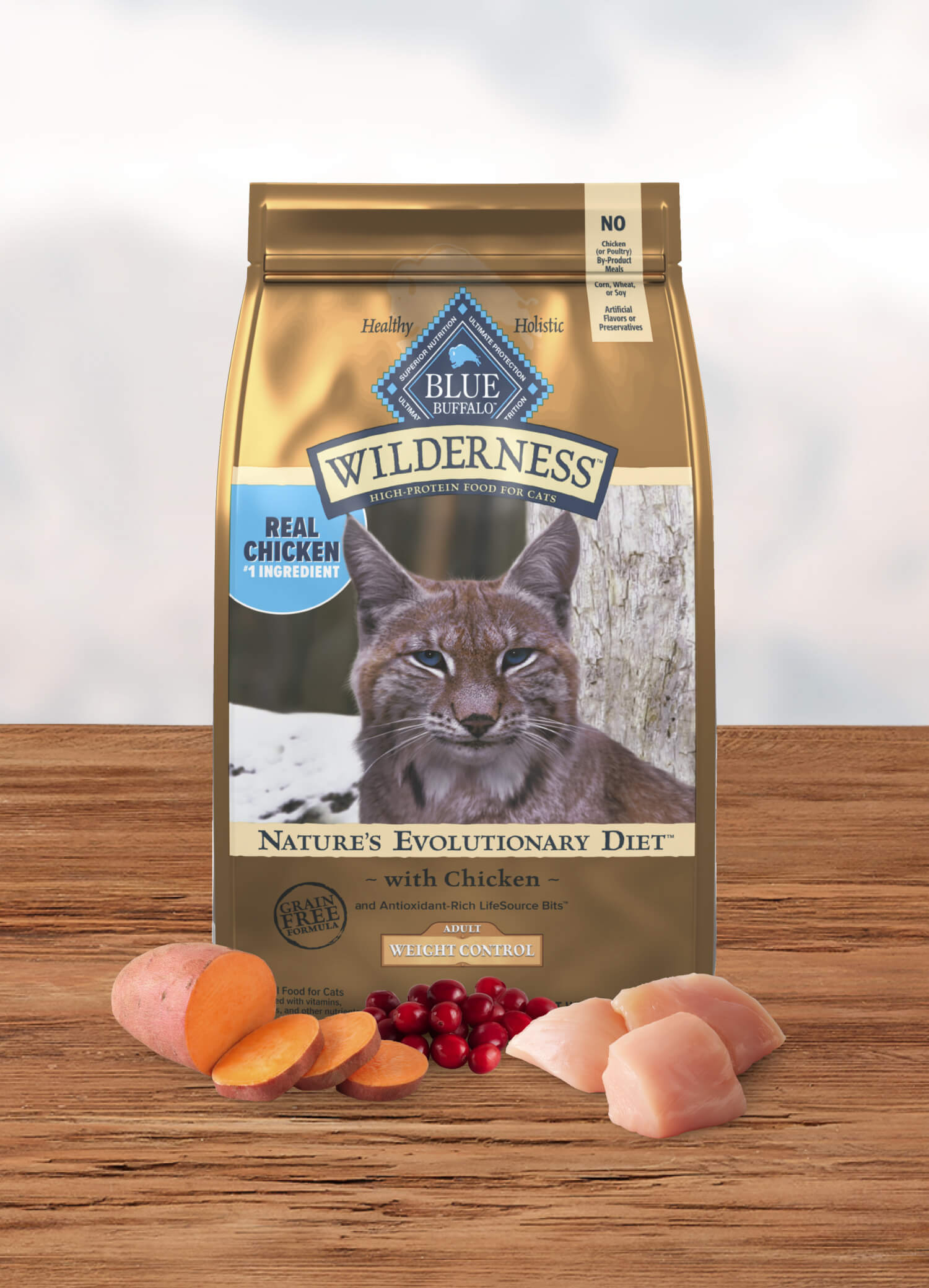 Blue Wilderness Weight Control Adult Cat Chicken Dry Cat Food