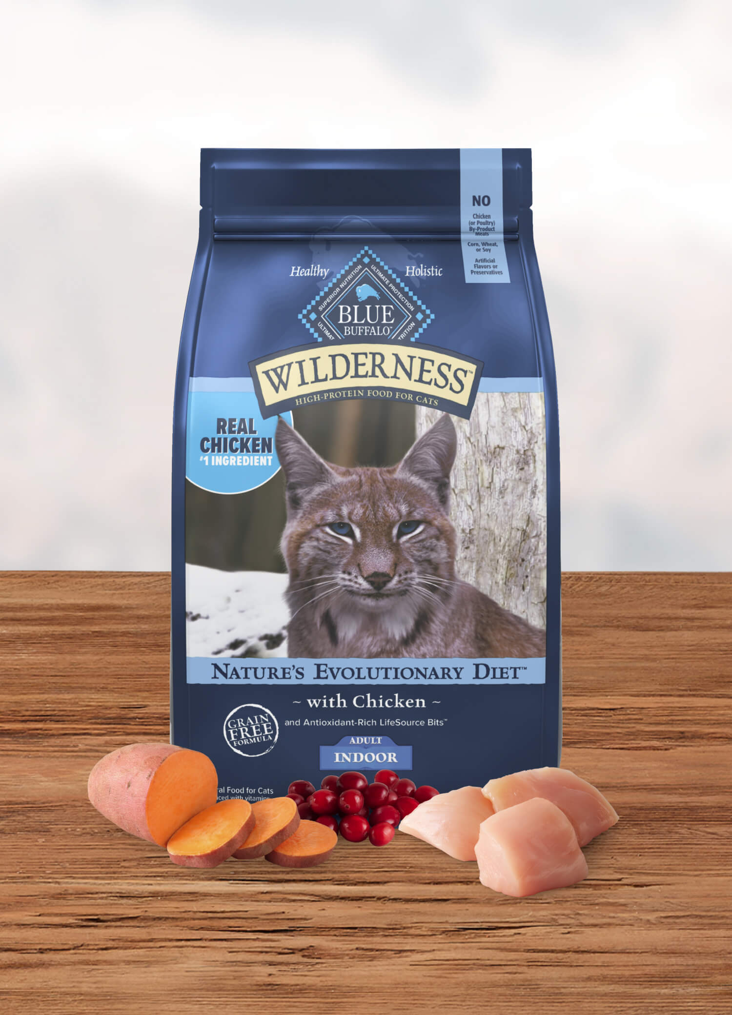 Blue Wilderness Indoor Adult Cat Chicken Dry Cat Food