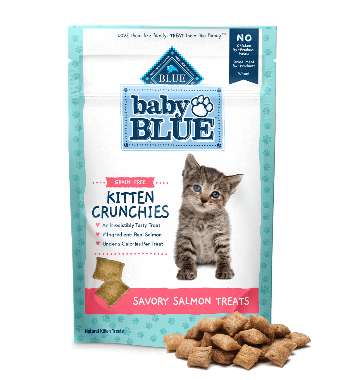 baby blue kitten crunchies salmon treats cat treats