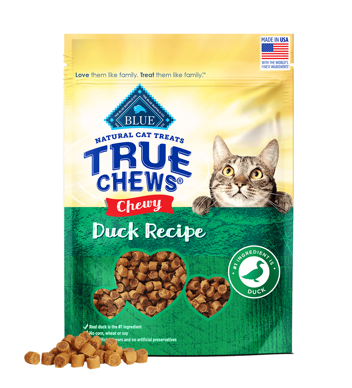 blue true chews ® delicious duck recipe chewy cat treats cat treats