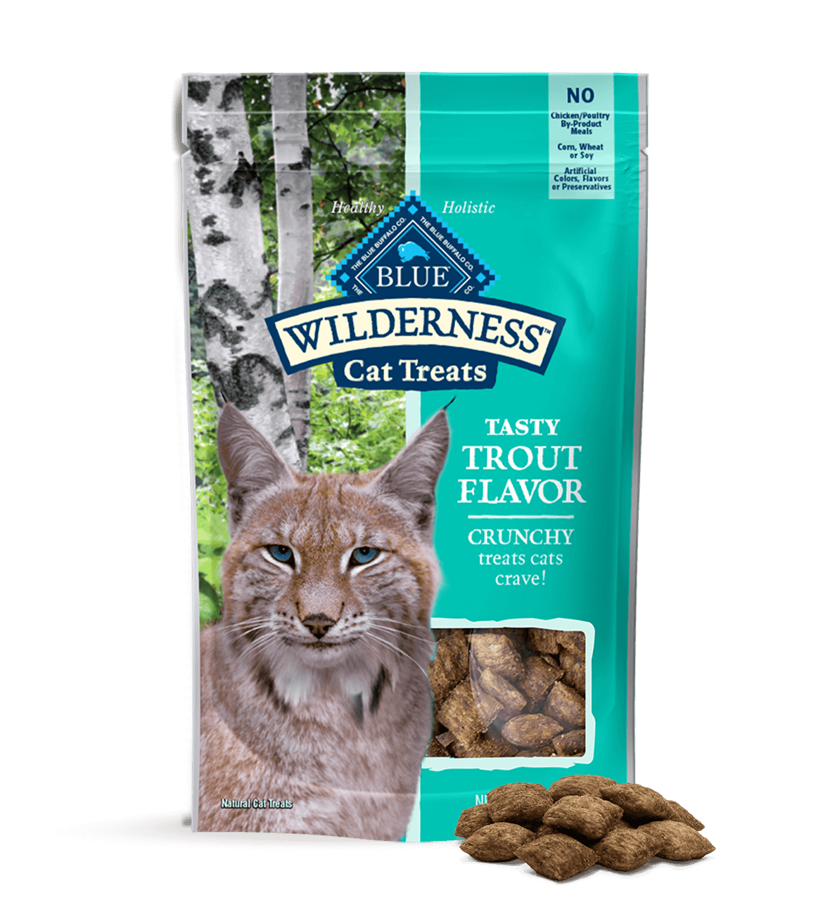 blue wilderness trout flavor cat treats