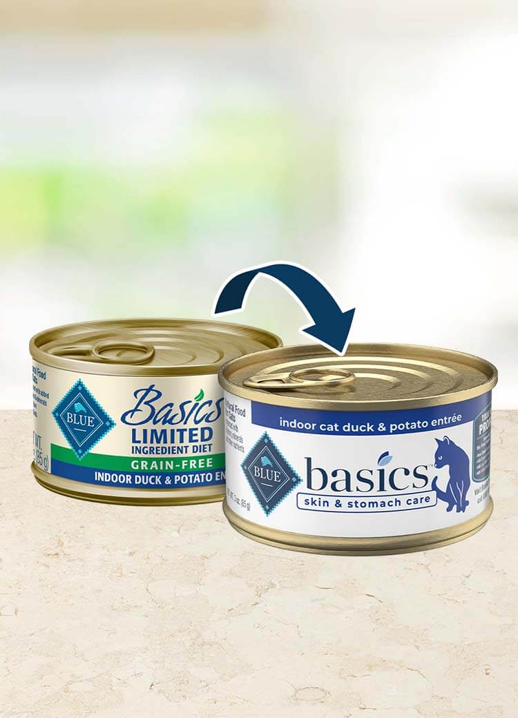 Blue basics shop wet cat food