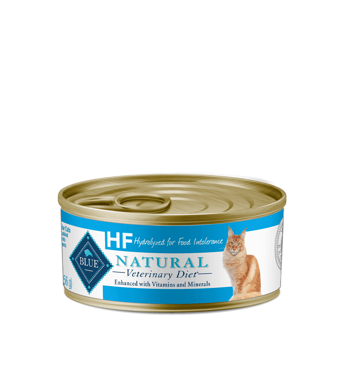 blue natural veterinary diet hf hydrolyzed for food intolerance cat wet food